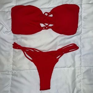 San Lorenzo Ribbed Bikini Set